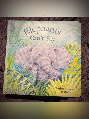 Jellycat Elephants Can’t Fly Board Book